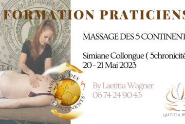 5CHRONICITE - Formation Praticien Massage des 5 Continents Mai 2023
