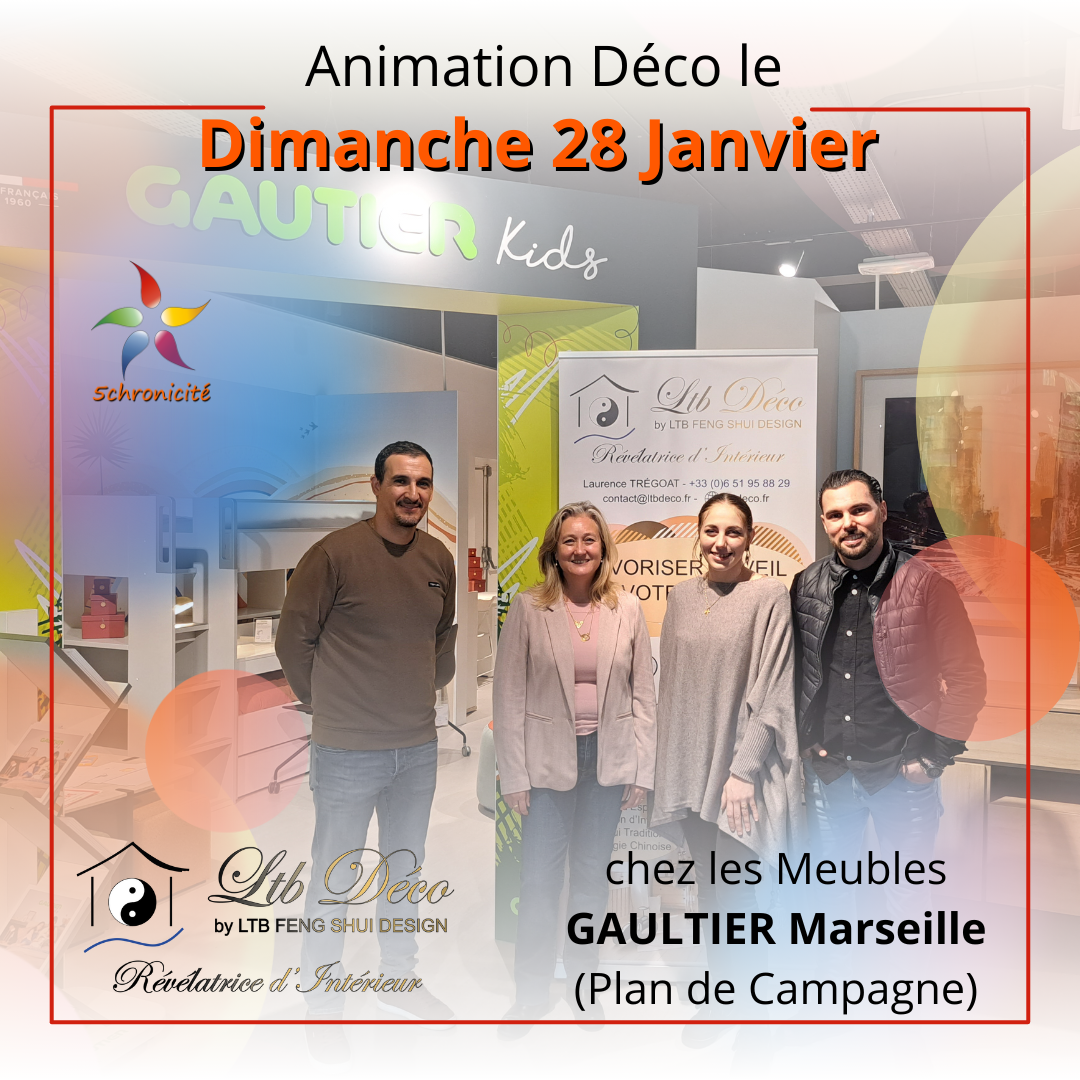 LTB DÉCO sera présente le Dimanche 28 Janvier 2024 chez Gautier Plan de Campagne - Marseille, pour une animation Déco. L'occasion de la rencontrer !
