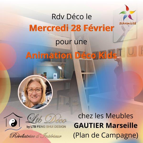 LTB DÉCO sera présente le Mercredi 28 Février 2024 chez Les Meubles Gautier Plan de Campagne - Marseille, pour une animation Déco. L'occasion de nous rencontrer !