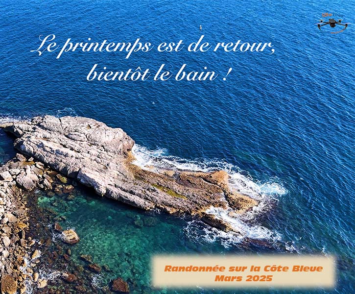 5CHROVISION by 5CHRONICITE - Plage de Carro vue du ciel