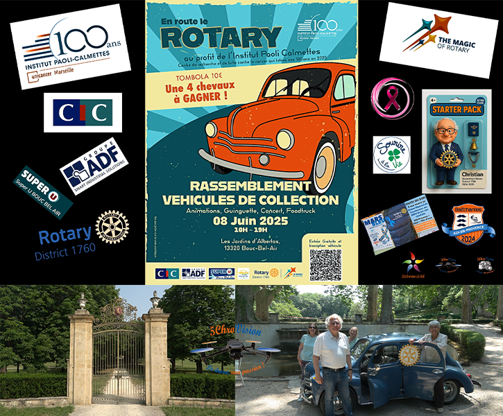 5CHROVISION By 5CHRONICITE -En route le Rotary - Le Rotary roule pour l'IPC le 8 Juin 2025