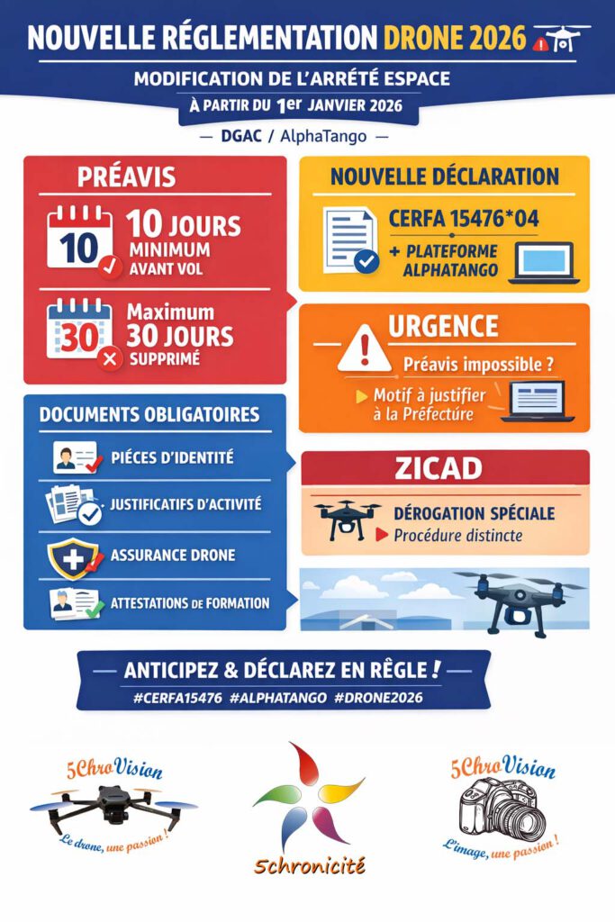 5CHROVISION By 5CHRONICITE - Nouvelle Règlementation Drone 2026