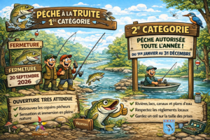 5CHRONICITE - AMAP13 - Fermeture de la Pêche à la Truite 1ere catégorie Saison 2026 et Ouverture 2ième Catégorie toute l'année 2026
